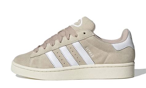 adidas campus beige wit